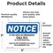 Signmission Safety Culture Sign, 5 in Width, Vinyl Decal, Rectangle OS-2PACK-NS-D-35-L-13626 - alternate 3